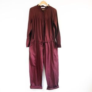 Isabel Marant Etoile maroon jumpsuit